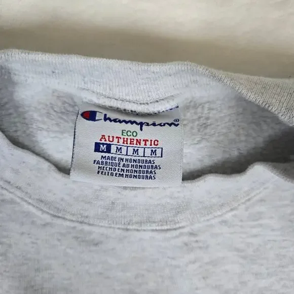 VTG Champion Old Row Sports Y2K Style Pullover Sweatshirt Mens Medium 0835 - Picture 4 of 8